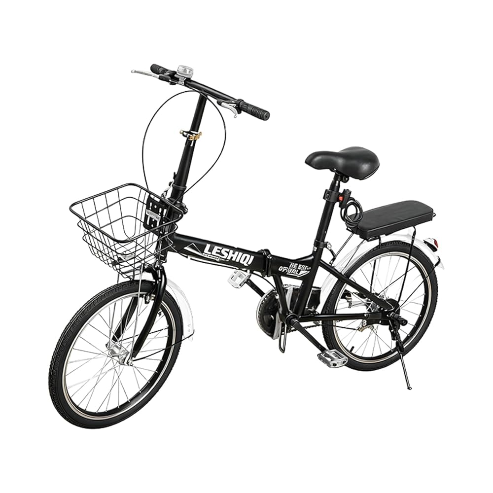 【代々木直接引渡のみ】　折りたたみ自転車 ブラック　20型　軽量　ミニベロ 代々木直接引渡のみ】 折りたたみ自転車 ブラック 20型 軽量